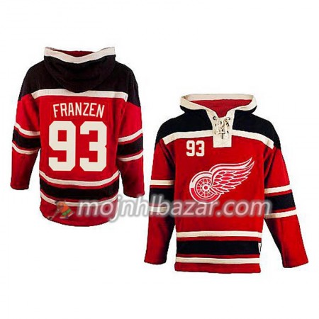 Dresovi Detroit Red Wings Johan Franzen 93 Crvena Hoodie Sawyer - Muške